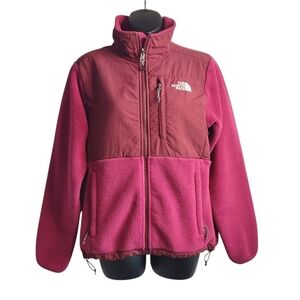 The North Face Women's Burgundy Fleece ZIP Up Jacket Size S/P